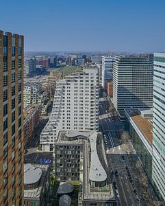 Panorama d'Amsterdam depuis le Zuidas