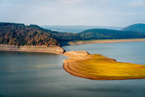 Landzunge im Edersee