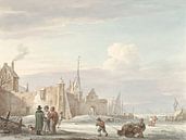 Stadtbild im Winter, Martinus Schouman von Meesterlijcke Meesters Miniaturansicht