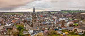 Drone panorama van Bocholtz in Zuid-Limburg van John Kreukniet