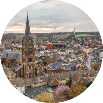 Drone panorama van Bocholtz in Zuid-Limburg