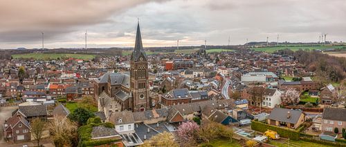 Drone panorama van Bocholtz in Zuid-Limburg