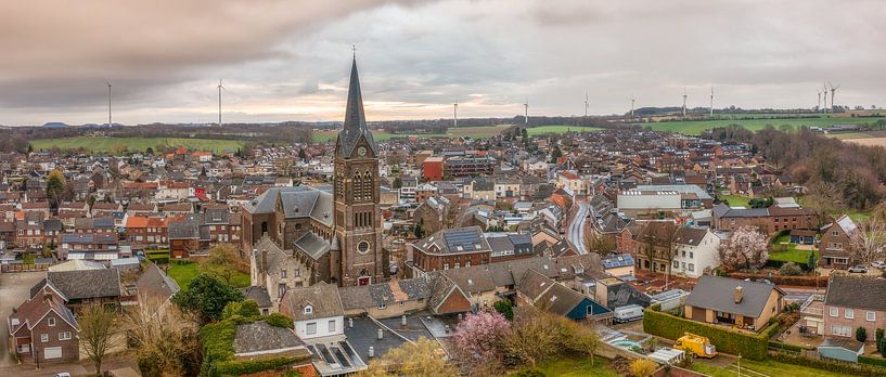 Panorama par drone de Bocholtz dans le sud du Limbourg par John Kreukniet