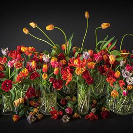 Tulips still life by Dirk Verwoerd