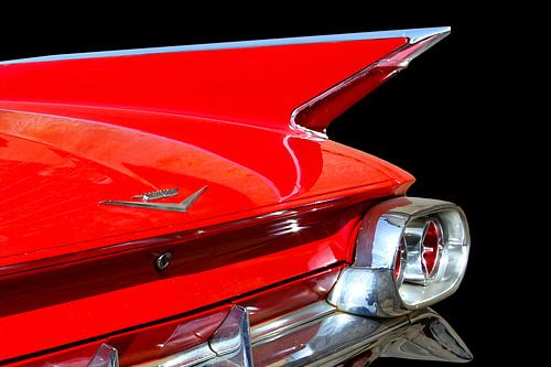 Cadillac Coupe DeVille tail fin from 1961