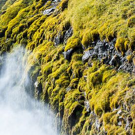 Detail of the Gullfoss waterfall by Danny Slijfer Natuurfotografie
