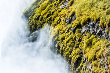 Detail van de waterval Gullfoss van Danny Slijfer Natuurfotografie