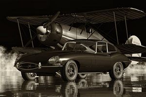 Jaguar E Type von 1960 Ein echter Sportwagen
