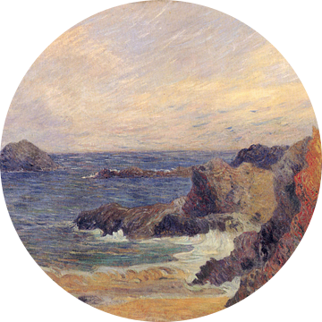 Rotsen aan zee, Paul Gauguin - 1886