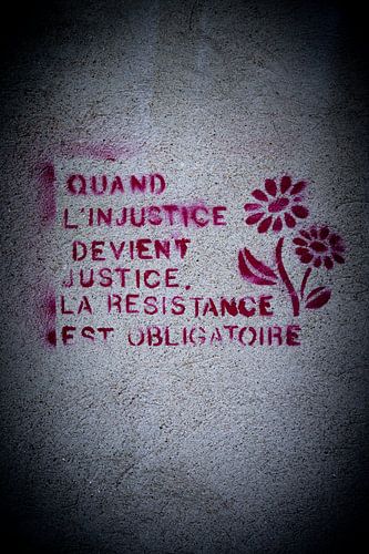 Graffiti der Gerechtigkeit