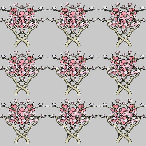 GRAPHIC PRINT CHERRY BLOSSOM