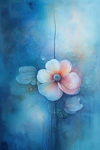 Fleur et bleu sur Imagine