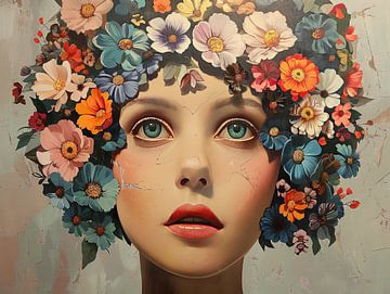 Flower Power vrouwen van Egon Zitter