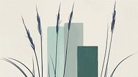 Abstract Japandi | Quiet Reed