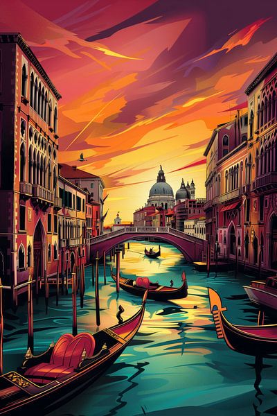 Venise Illustration par ARTemberaubend