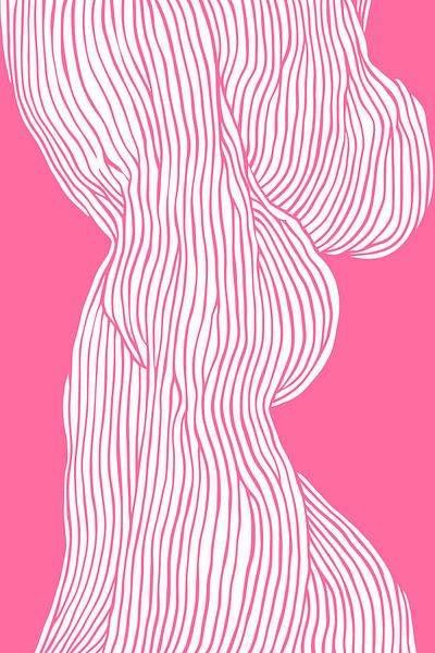 Fibers No 1 (Pink) by Treechild