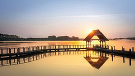 Hemmelsdorfer See beim Sonnenaufgang von Steffen Henze