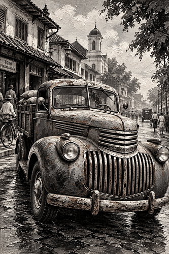 Chevrolet Jambrong - Route de l'Ancien Java - Indonésie
