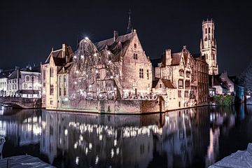 Rozenhoedkaai Brugge - Winter edition van Daan Duvillier | Dsquared Photography