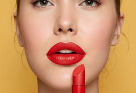 Rote Lippen 2 von Jaap Voets
