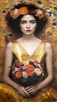 Klimt girl by artmaster