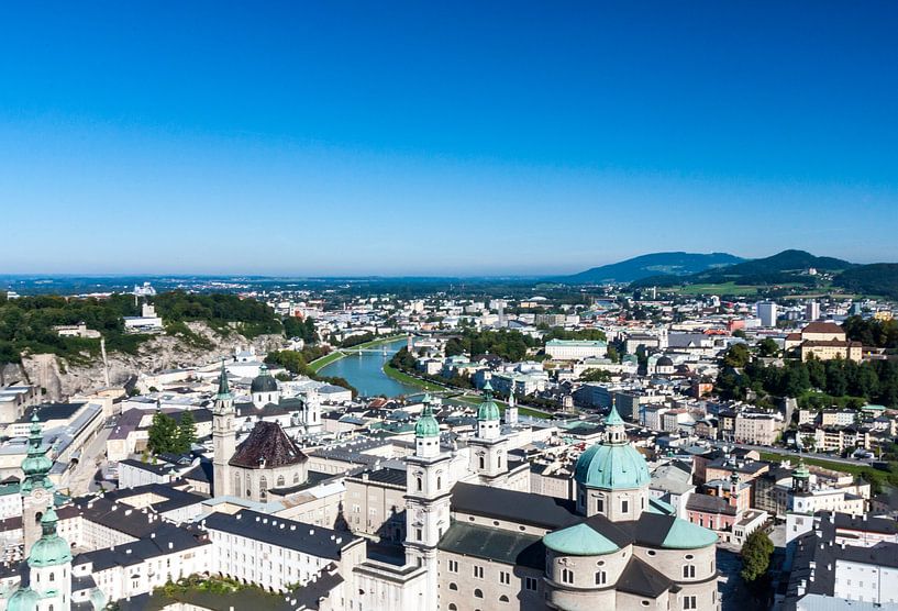 Vue de Salzbourg depuis le Festung Hohensalzburg par Easycopters