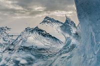 Magische Eisskulptur am Strand von Jökulsárlón