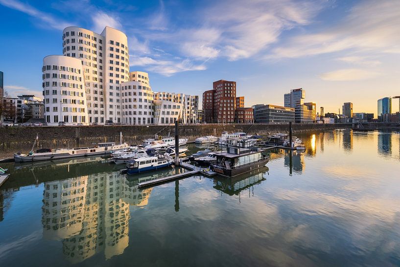 Medienhafen in Düsseldorf, Deutschland von Michael Abid