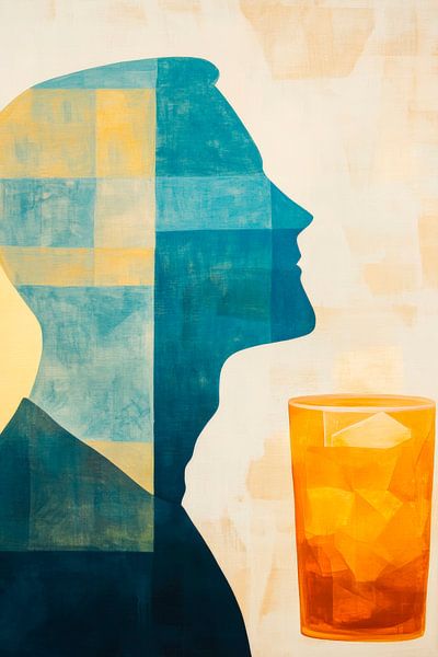 Colours of memory - drink of time by Poster Art Shop