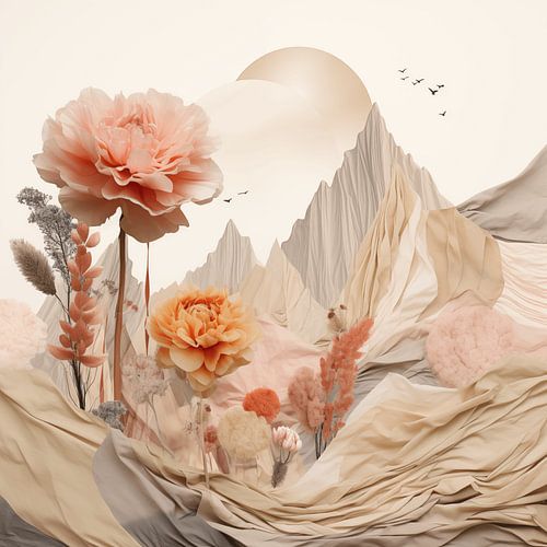 Mountains of fabric by Miranda Coops