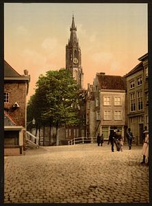 Vismarkt en Nieuwe Kerk, Delft
