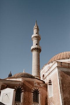 Die rosa Moschee von Rhodos von Isis Sturtewagen