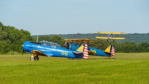 Luchtvaarthistorie: T-6 Texan en Boeing Stearman.