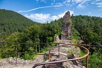 Wasigenstein Castle (Alsace, France). The castle ruins are the r