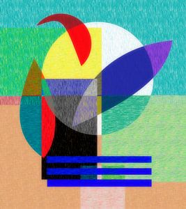 Abstrait moderne et coloré