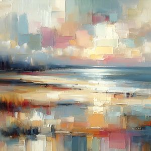Pastellfarbenes Meer