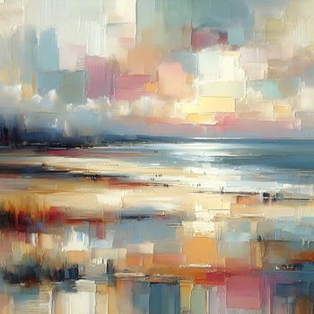 Pastellfarbenes Meer