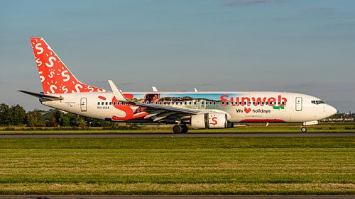 Transavia Boeing 737-800 in Sunweb livery.