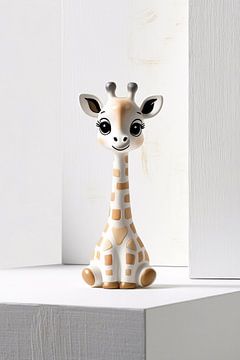 Schattige giraffe voor modern interieur van Art & Soul Creations