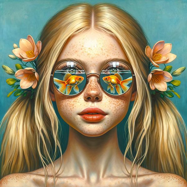Aqua Optics Goldfish III by Art Studio RNLD