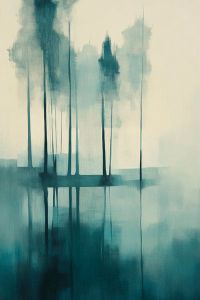 Foggy forest by Poster Art Shop