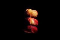 Photographie élégante et passionnante de natures mortes d'aliments, horizontale