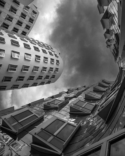 Düsseldorf Media Harbour, Noordrijn-Westfalen, Duitsland van Alexander Ludwig