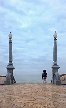 Een sombere dag in Sitges