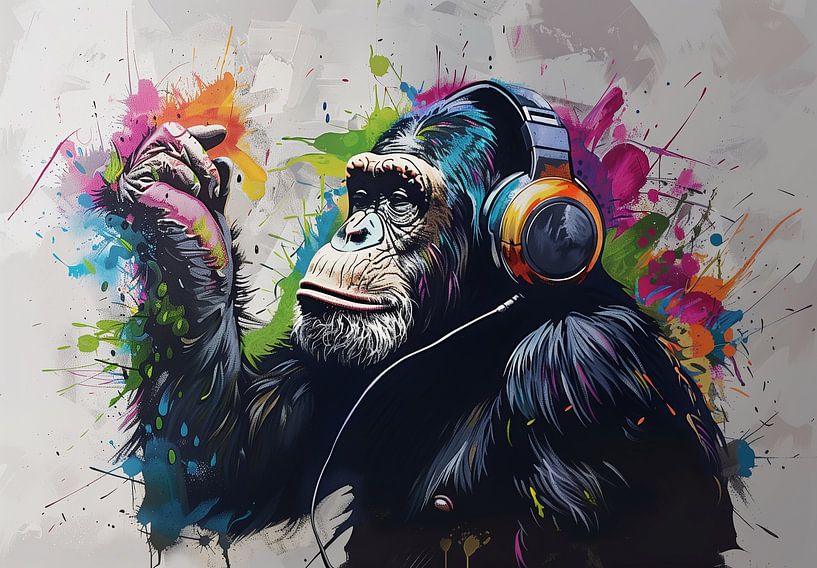 Funky Ape par Danny van Eldik - Perfect Pixel Design