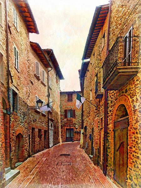 Via Quadrani Pompili Paciano 2 Umbria by Dorothy Berry-Lound