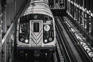 New York City metro subway van Michèle Huge