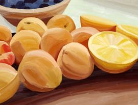 Aprikosen und Orangen von Alyssa van Niekerk