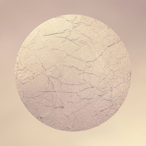 Modern abstract. Minimalisme. Roze maan.