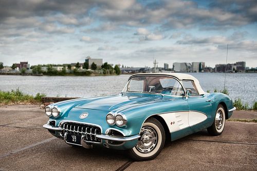 '59 Chevy Corvette sur Wim Slootweg